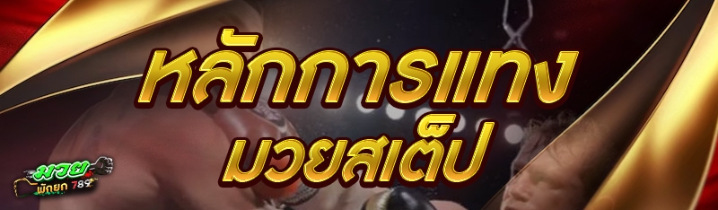หลักการแทงมวยสเต็ป