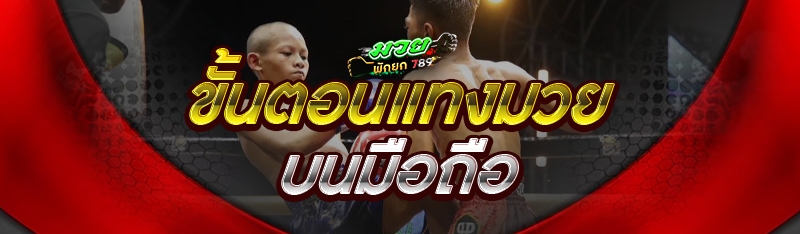 ขั้นตอน แทงมวยบนมือถือ
